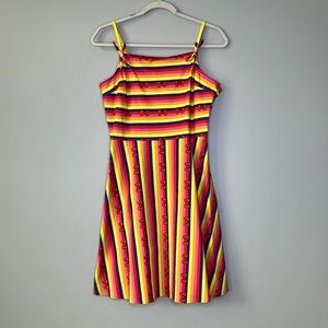 Modcloth Multicolor Striped Dress
